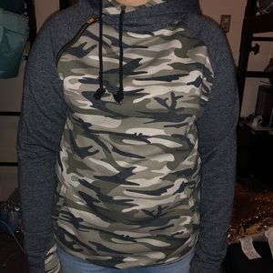 Double hooded sweater